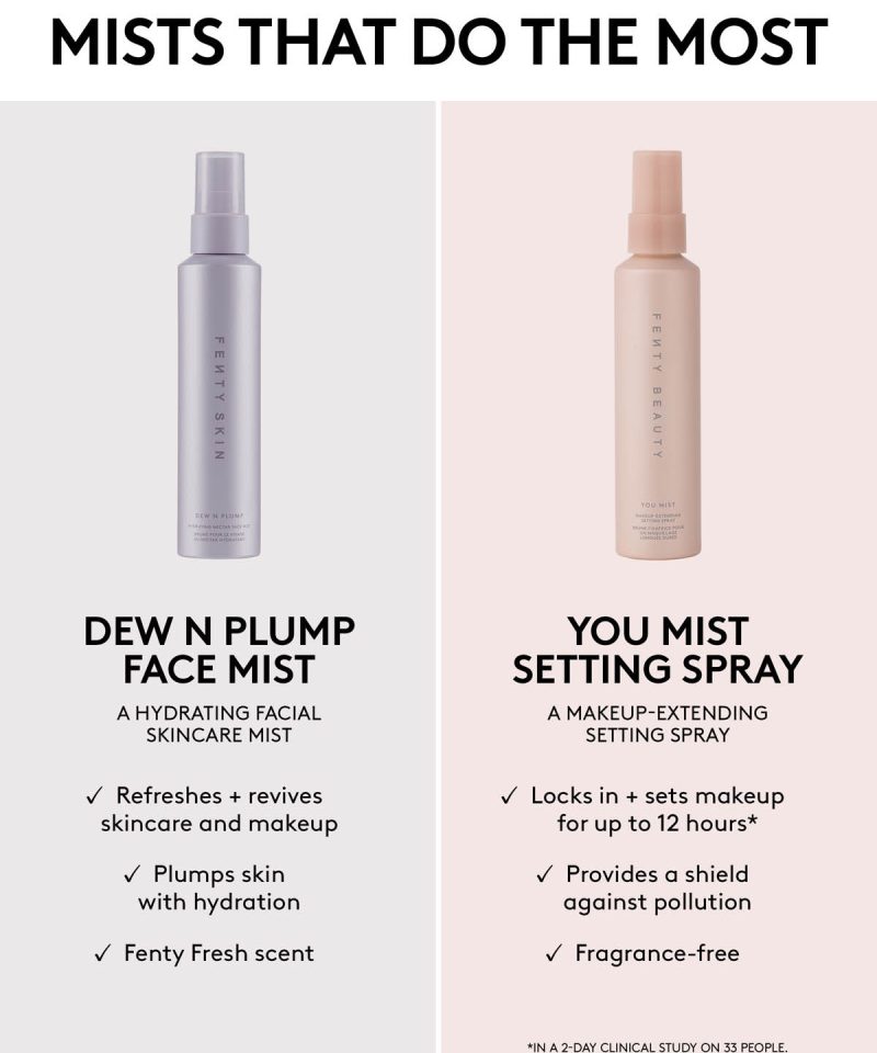 Alternative view of Set + Refresh Face Mist Duo: You Mist Setting Spray + Dew N Plump Face Mist