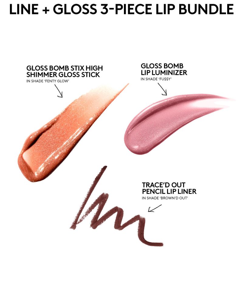 Alternative view of Line + Gloss 3-Piece Lip Bundle