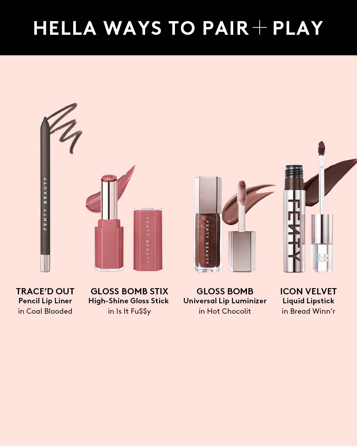 Trace'd Out Longwear Waterproof Pencil Lip Liner — Coal Blooded - Image 5