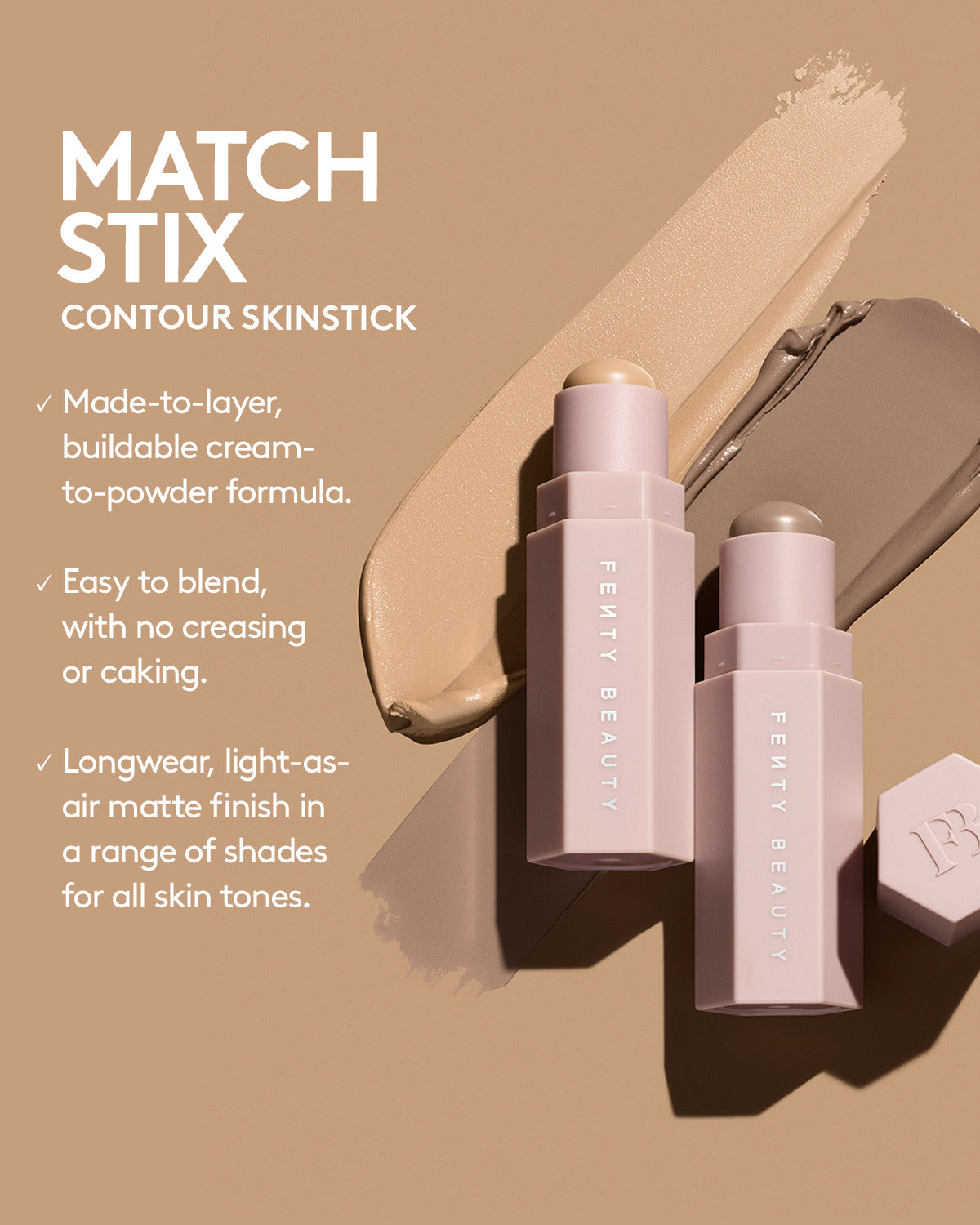 Mini Match Stix Duo Contour + Highlighter Set  — Medium Deep - Image 8