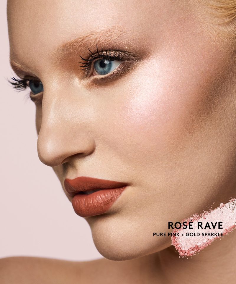 Alternative view of Diamond Bomb All-Over Diamond Veil — Rosé Rave