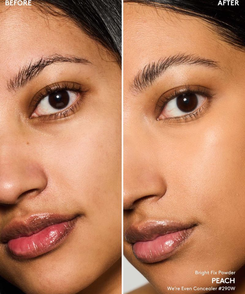 Alternative view of Bright Fix Instant Brightening + Blurring Powder — Peach