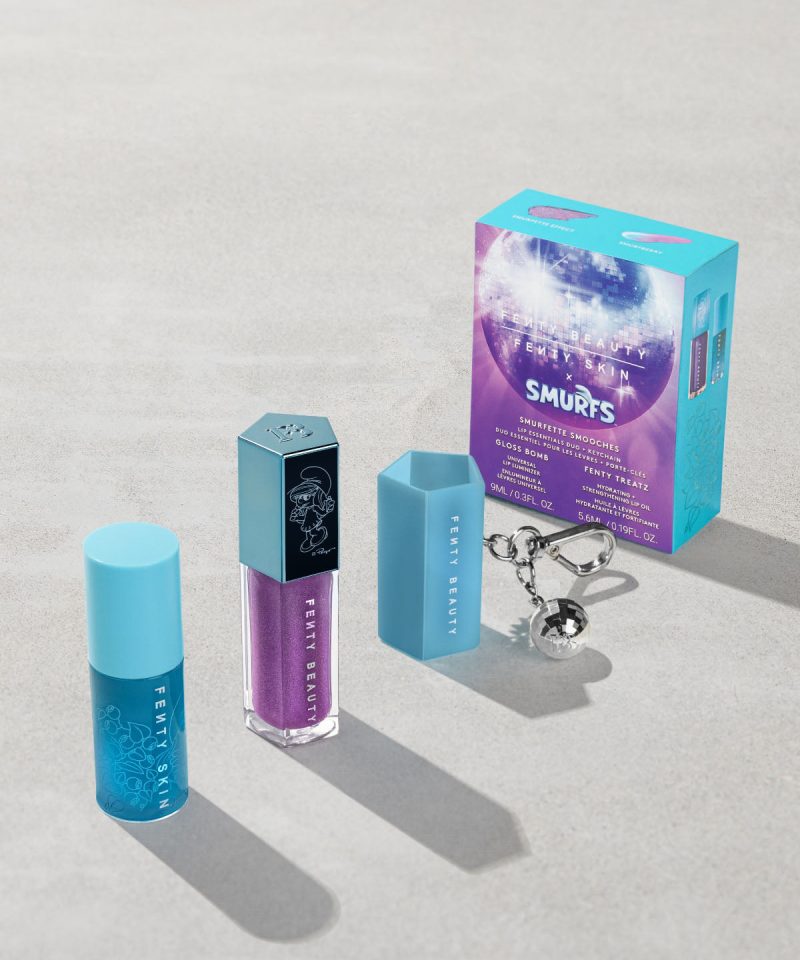 Smurfette Smooches Lip Essentials Duo + Keychain