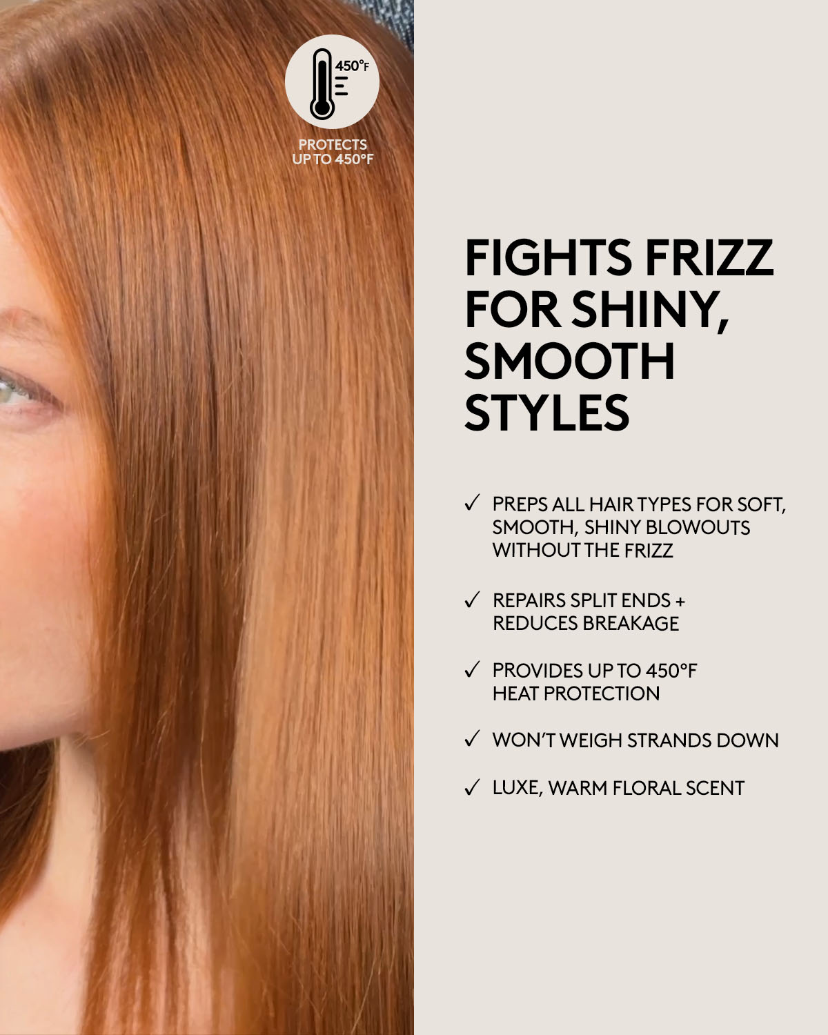 The Protective Type Frizz-Smoothing Heat Protectant Styling Cream - Image 4