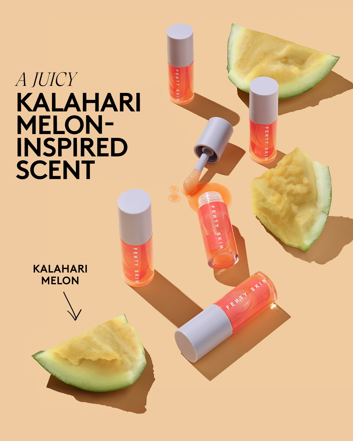 Fenty Treatz Hydrating + Strengthening Lip Oil — Kalahari Melon - Image 7