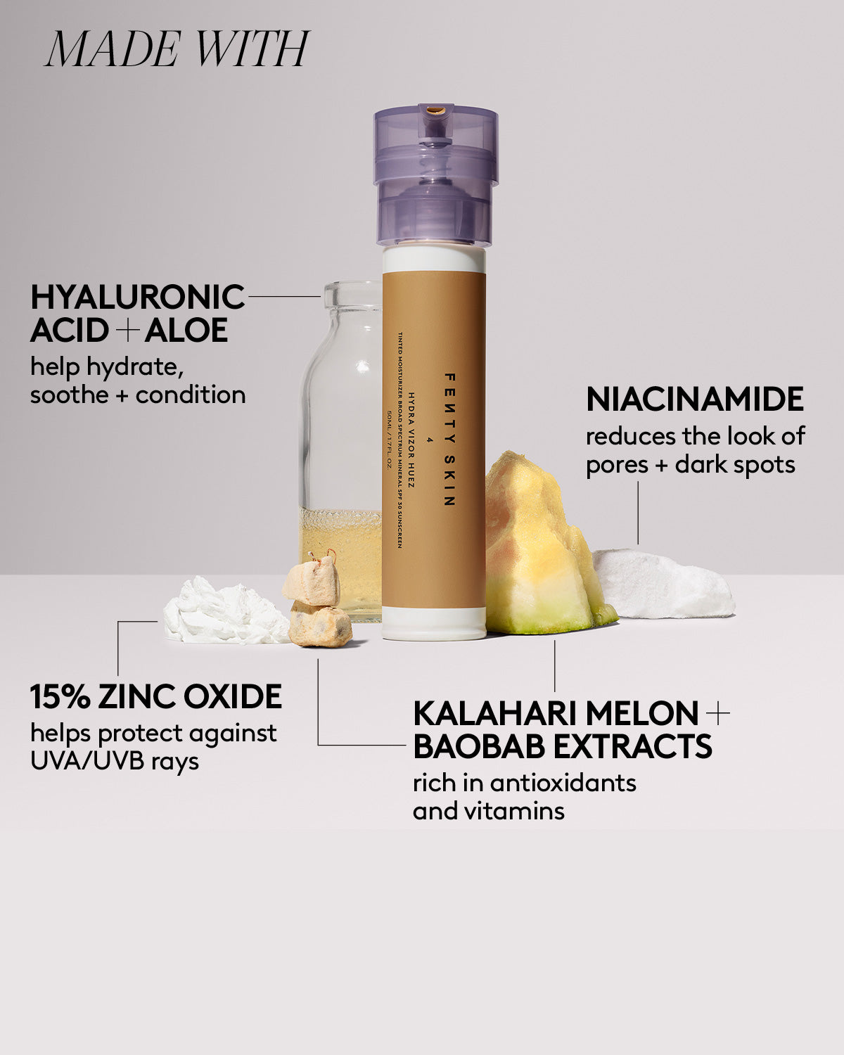 Hydra Vizor Huez Tinted Moisturizer Broad Spectrum Mineral SPF 30 Sunscreen Refill — 10 - Image 7