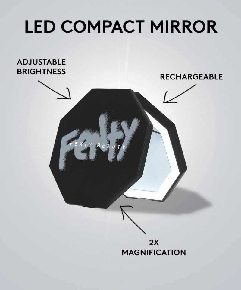 Alternative view of LED Compact Mirror