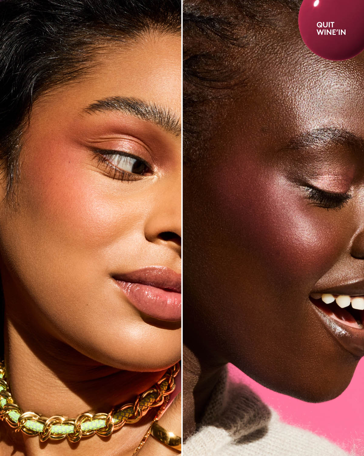 Shake 'N Play Buildable Liquid Blush — Quit Wine'in - Image 2